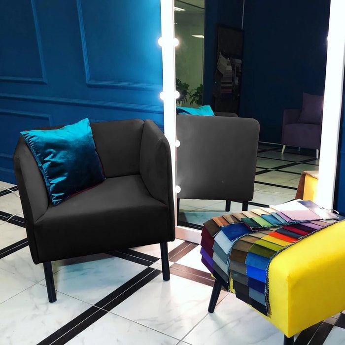 Кресло Монреаль черного цвета - лучшие Интерьерные кресла в INMYROOM