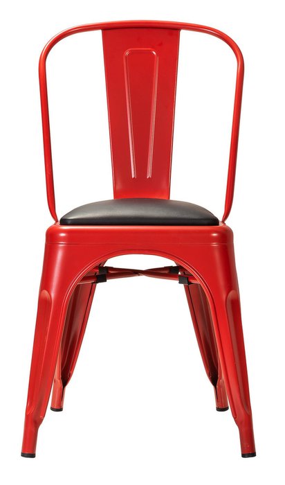 Стул Tolix Soft красного цвета - купить Обеденные стулья по цене 4880.0