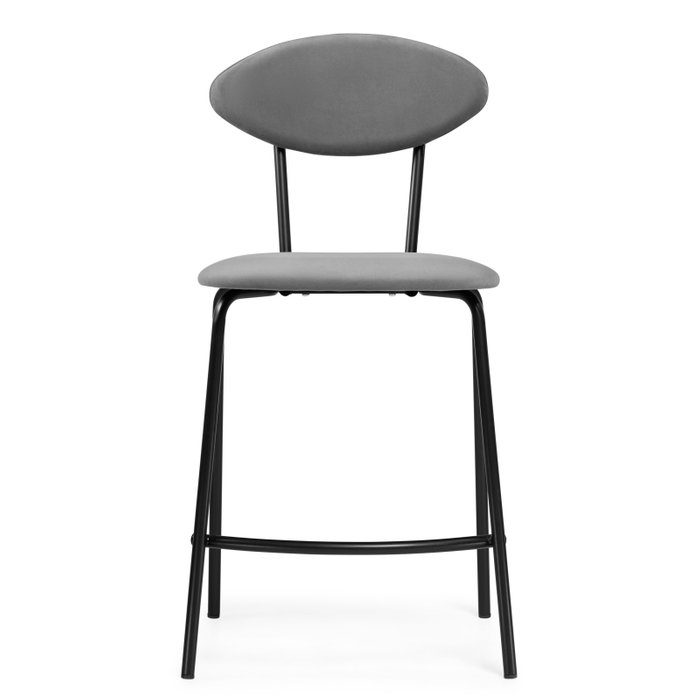 Стул полубарный Коумо серого цвета - купить Барные стулья по цене 4050.0