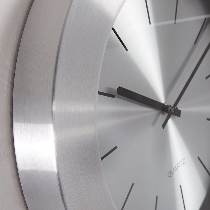 Часы настенные Meyers из металла серебристого цвета - купить Часы по цене 3890.0