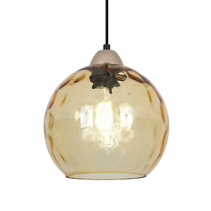 Подвесной светильник MD.1227.1 BR (стекло, цвет коричневый)