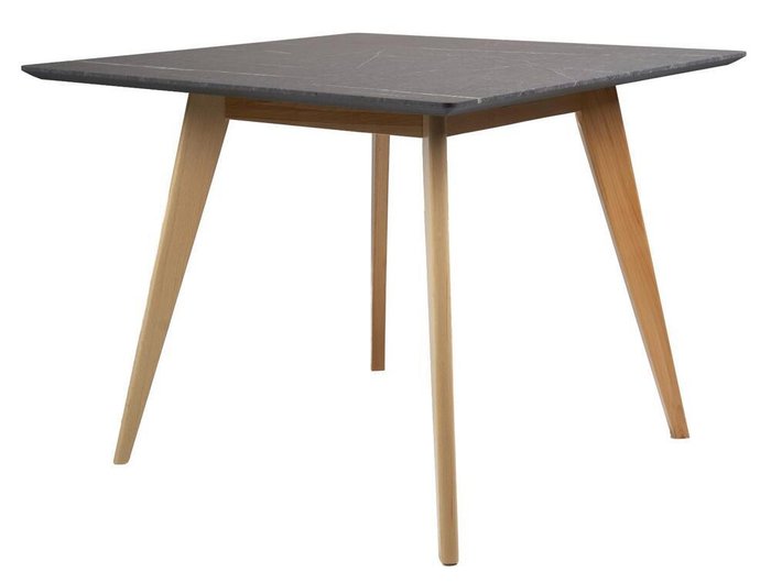 Обеденный стол Лунд L темно-серого цвета - лучшие Обеденные столы в INMYROOM