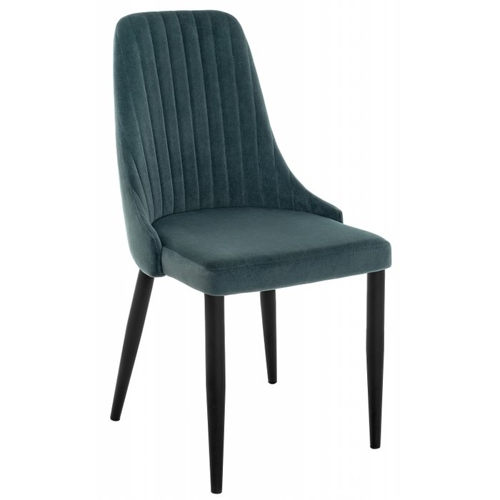 Обеденный стул Kora синего цвета