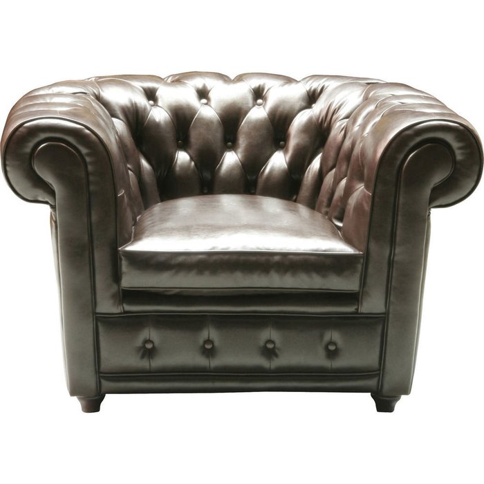Кресло Oxford темно-коричневого цвета - купить Интерьерные кресла по цене 163710.0