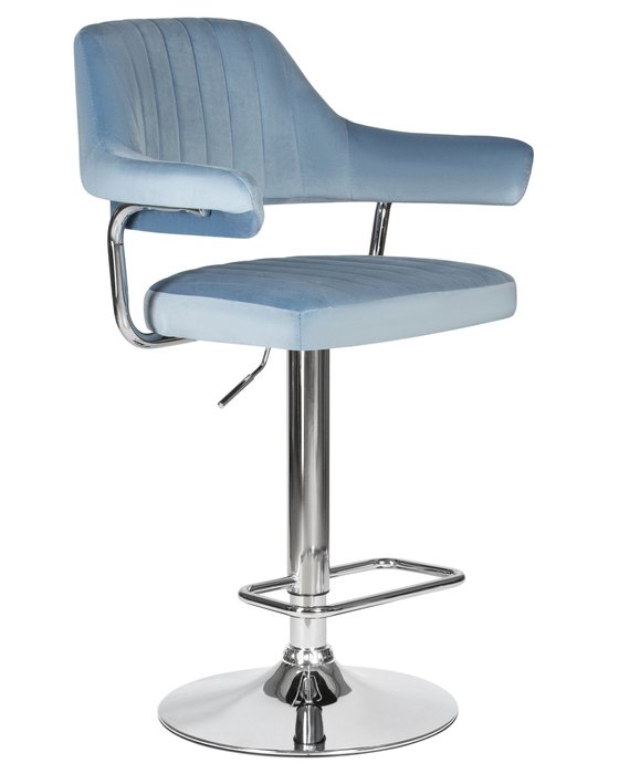 Стул барный Charly голубого цвета - купить Барные стулья по цене 10000.0