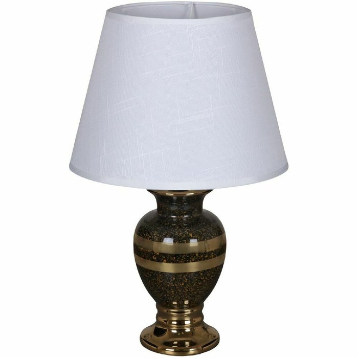 Настольная лампа 30229-0.7-01 (ткань, цвет белый) - купить Настольные лампы по цене 2050.0