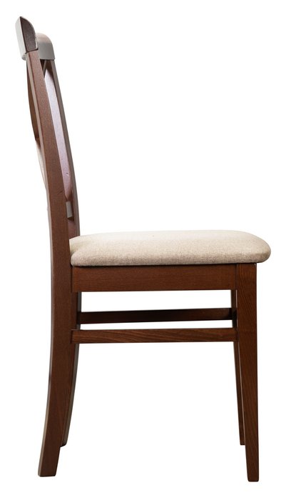 Стул Патио Браун с сидением бежевого цвета - лучшие Обеденные стулья в INMYROOM