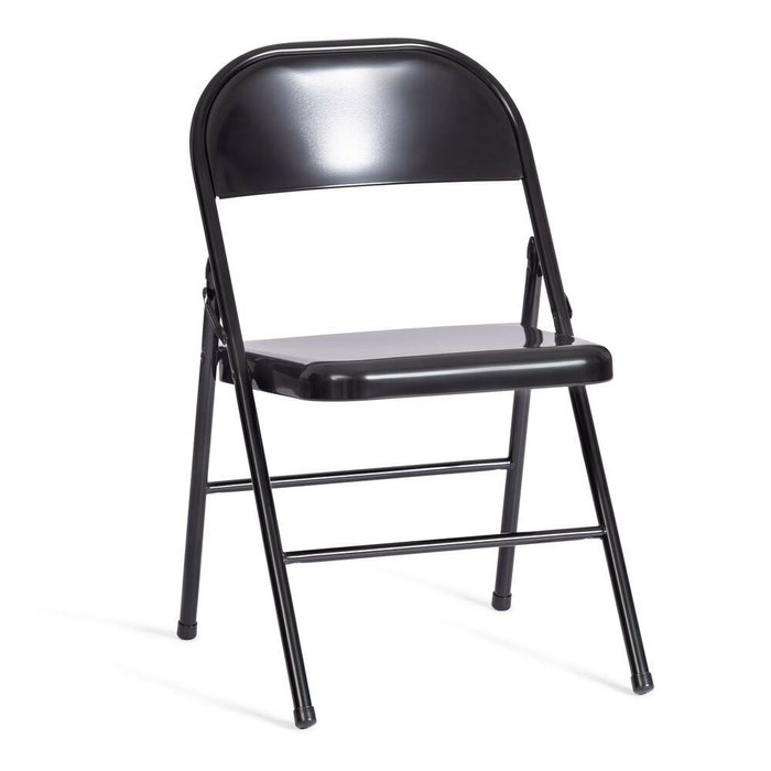 Комплект из шести складных стульев Folder черного цвета - купить Обеденные стулья по цене 10140.0