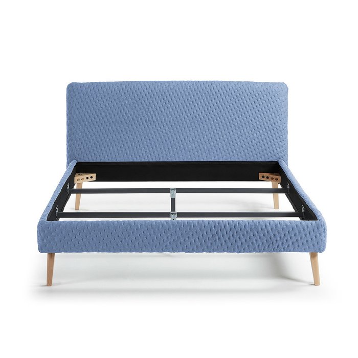 Кровать Julia Grup Lydia светло-голубая  150x190 см   - лучшие Кровати для спальни в INMYROOM