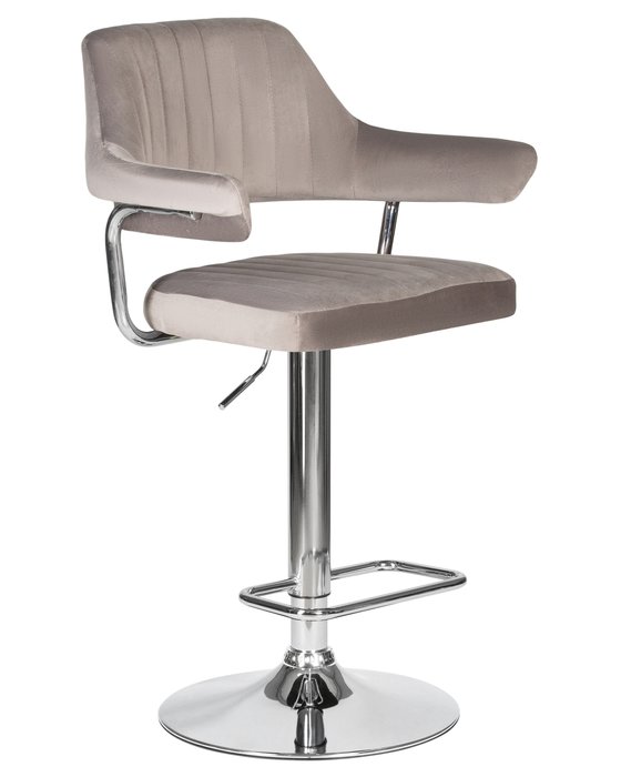 Барный стул Charly серого цвета - купить Барные стулья по цене 8900.0