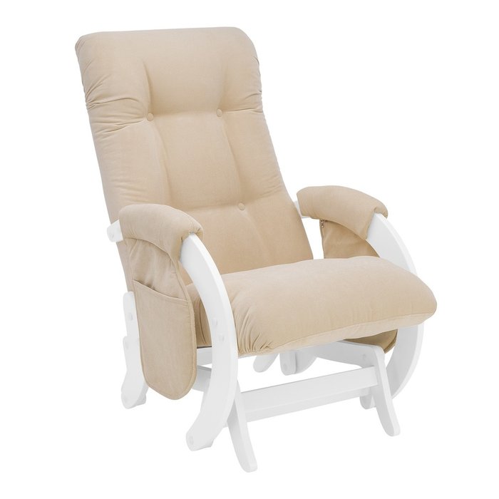 Кресло для кормления Milli Smile с карманами бежевого цвета