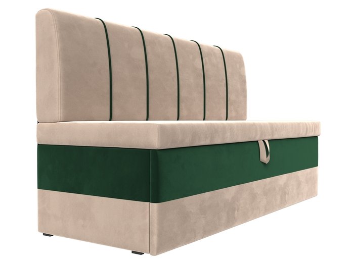 Диван-кровать Энигма бежево-зеленого цвета - лучшие Прямые диваны в INMYROOM