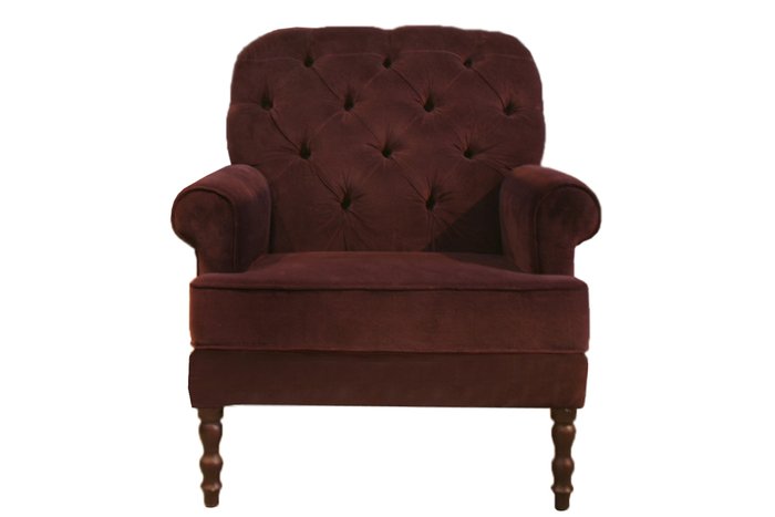 Кресло Sevilla-S бордового цвета - купить Интерьерные кресла по цене 26350.0