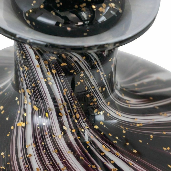 Стеклянный графин 33 черно-фиолетового цвета - лучшие Бокалы и стаканы в INMYROOM