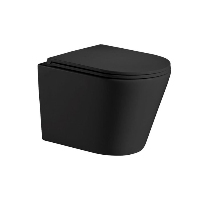 Комплект инсталляции Welt Wasser Marberg черного цвета безободковый - купить Комплекты инсталляции унитазы по цене 34166.0