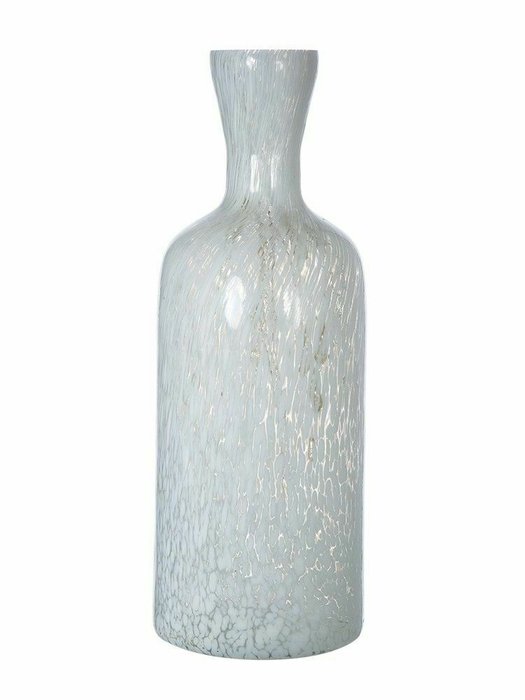 Стеклянная ваза белого цвета - купить Вазы  по цене 5710.0