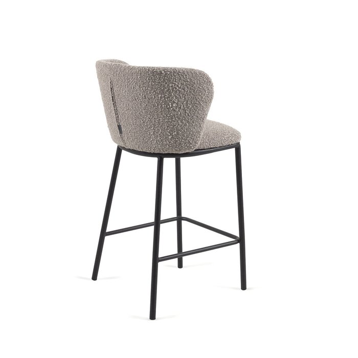 Полубарный стул Ciselia серого цвета - лучшие Барные стулья в INMYROOM