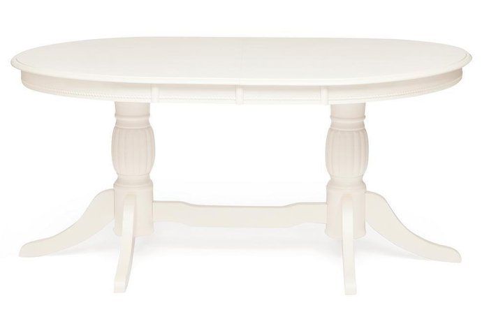 Раздвижной обеденный стол Лоренцо белого цвета - купить Обеденные столы по цене 30920.0