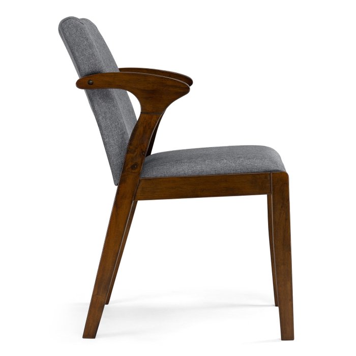 Стул с подлокотниками Artis серого цвета - лучшие Обеденные стулья в INMYROOM