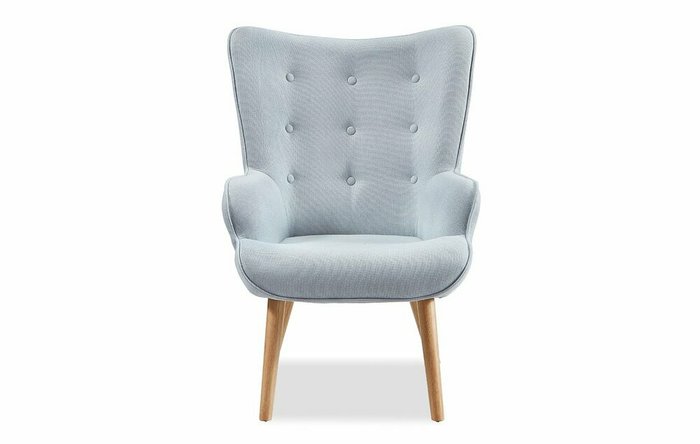 Кресло Hygge голубого цвета - лучшие Интерьерные кресла в INMYROOM