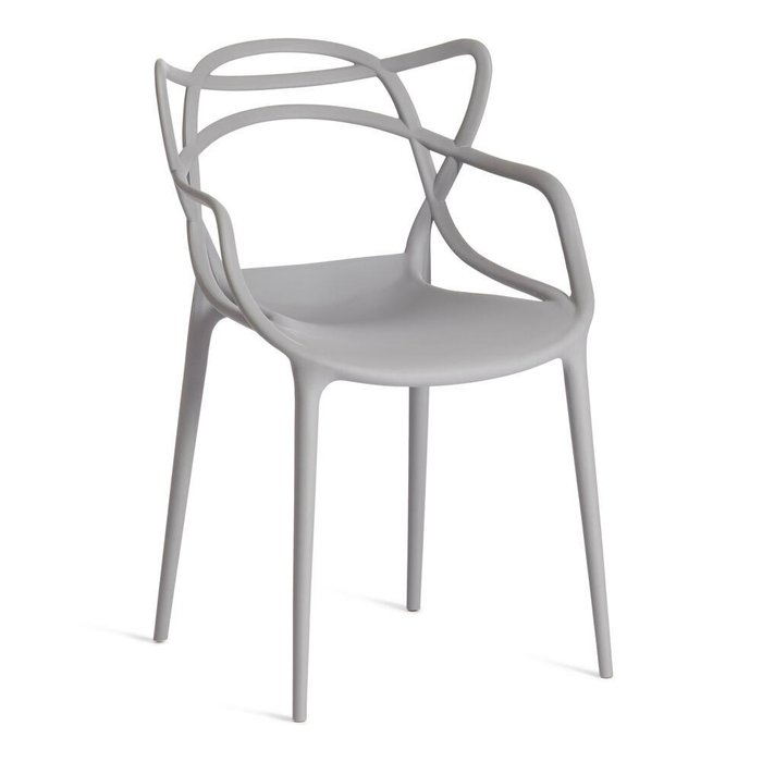 Набор из двух стульев Cat Chair серого цвета