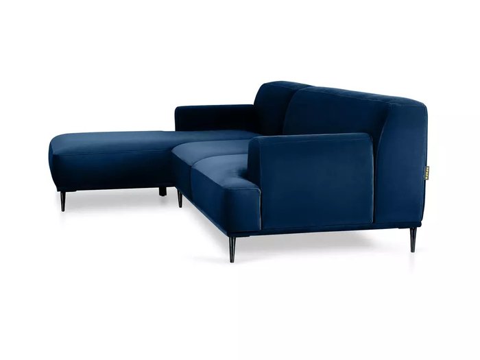 Угловой диван Portofino темно-синего цвета - лучшие Угловые диваны в INMYROOM