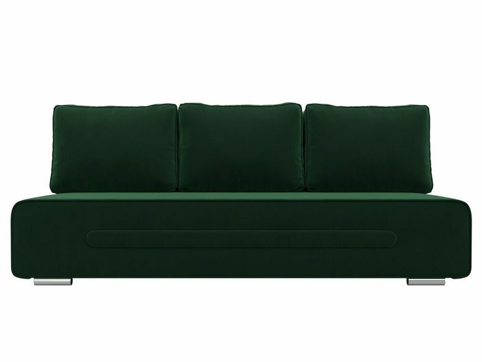 Прямой диван-кровать Приам зеленого цвета - купить Прямые диваны по цене 35999.0