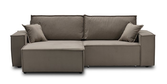 Угловой диван-кровать Фабио бежевого цвета