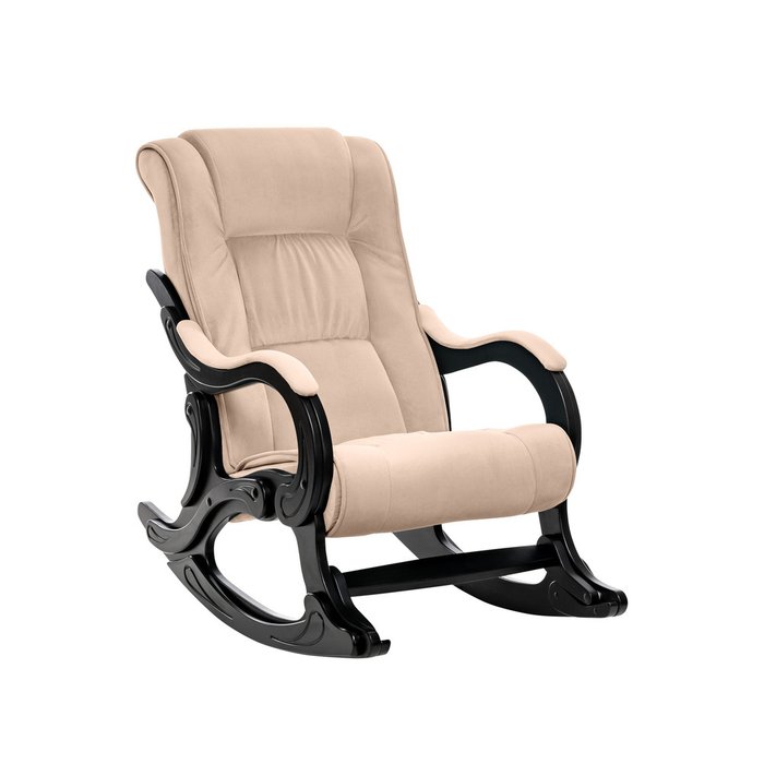 Кресло-качалка Модель 77 бежевого цвета - лучшие Интерьерные кресла в INMYROOM