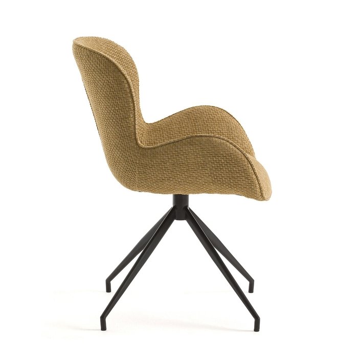 Кресло для столовой вращающееся Asyar серо-зеленого цвета - лучшие Интерьерные кресла в INMYROOM