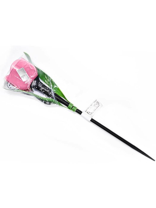 Светильник на солнечных батареях Promo USL-C-451/PT305 Pink Tulip (пластик, цвет розовый) - лучшие Наземные светильники в INMYROOM