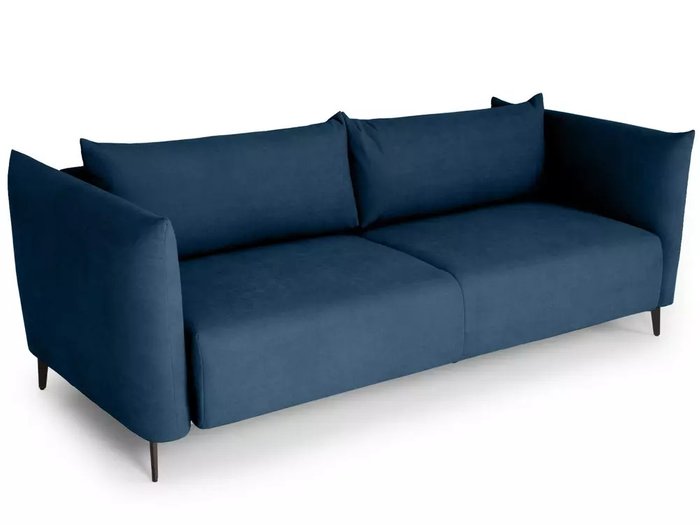 Диван-кровать Menfi темно-синего цвета с металлическими ножками