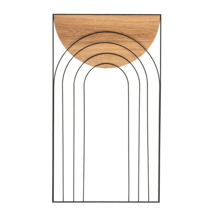 Панно на стену Takasaki черно-коричневого цвета - купить Декор стен по цене 10090