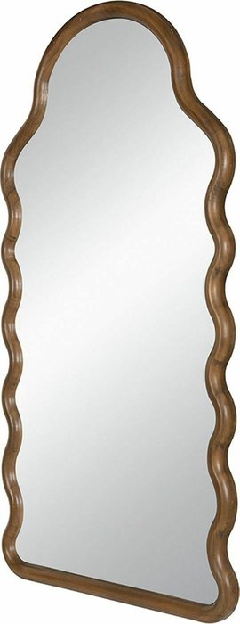 Зеркало настенное 76х140 коричневого цвета - купить Настенные зеркала по цене 35037.0
