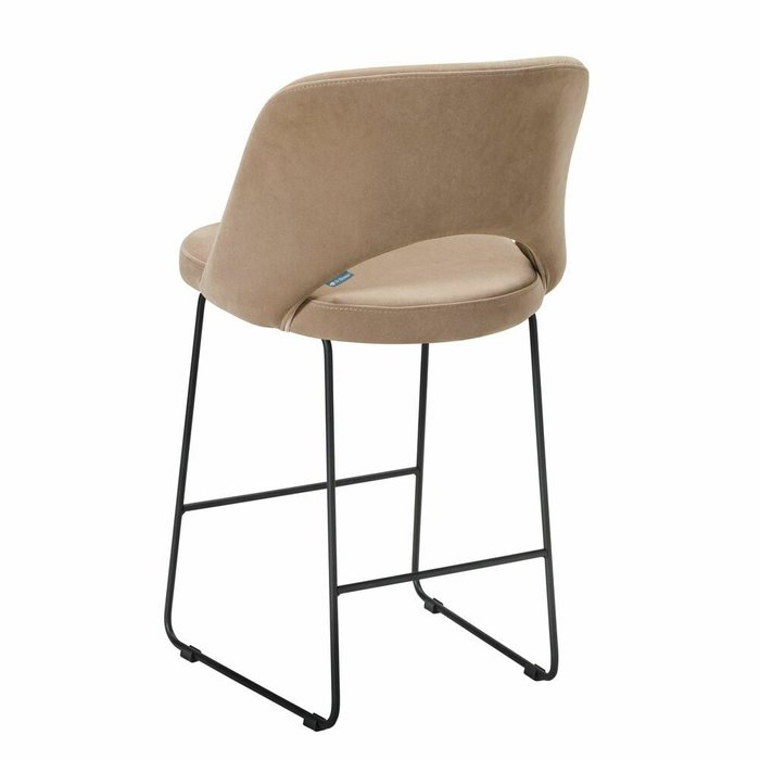 Полубарный стул Lars бежевого цвета - лучшие Барные стулья в INMYROOM