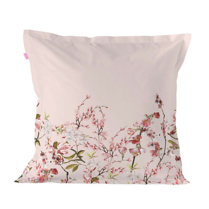 Наволочка Chinoiserie 80x80 розового цвета