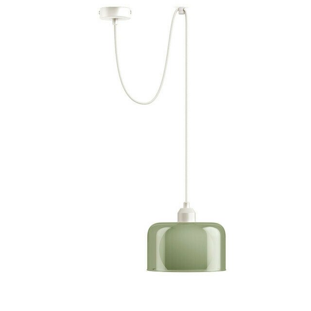Подвесной светильник Capsule с серо-зеленым плафоном