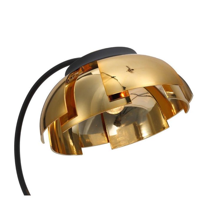 Настольная лампа  Loto  с золотым абажуром - купить Настольные лампы по цене 5196.0