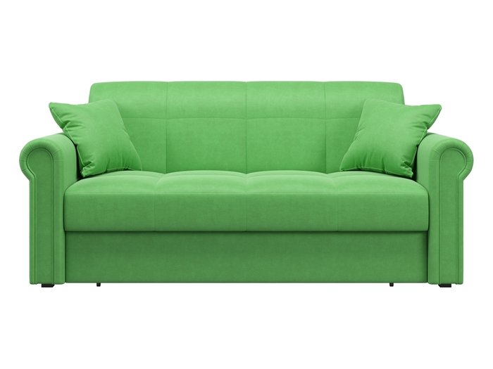 Диван-кровать Палермо зеленого цвета - купить Прямые диваны по цене 53200.0