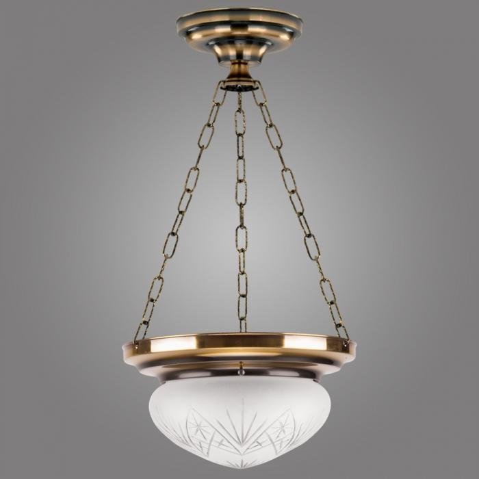 Подвесной светильник Ouro с плафоном из стекла