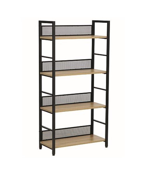 Стеллаж Raw R4 бежево-черного цвета