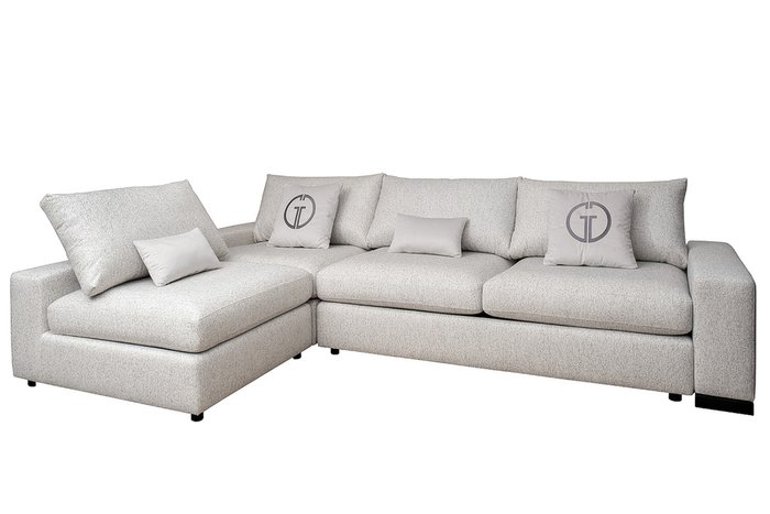 Угловой диван-кровать Manchester №40 серого цвета - купить Угловые диваны по цене 383200.0