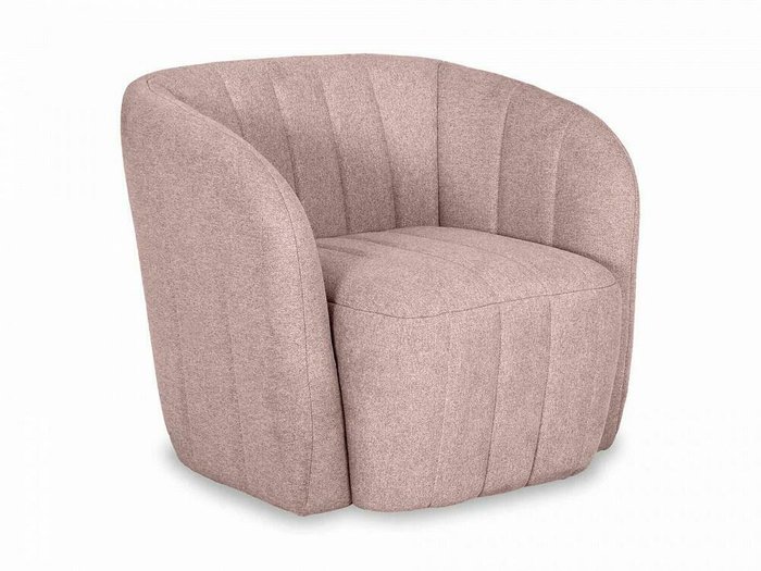 Кресло Lecco розового цвета