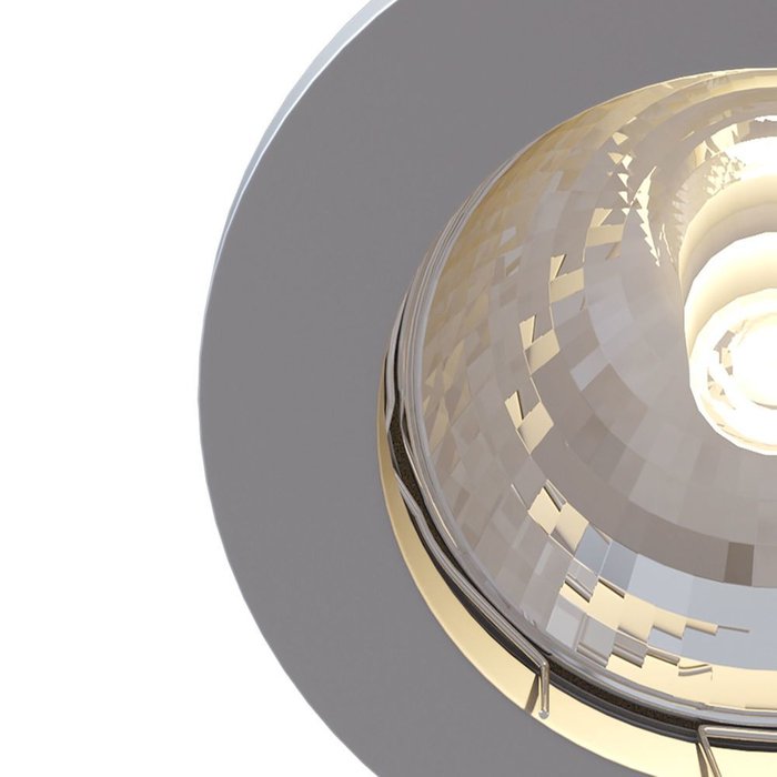 Встраиваемый светильник Metal Modern с хромированным основанием - купить Встраиваемые споты по цене 205.0