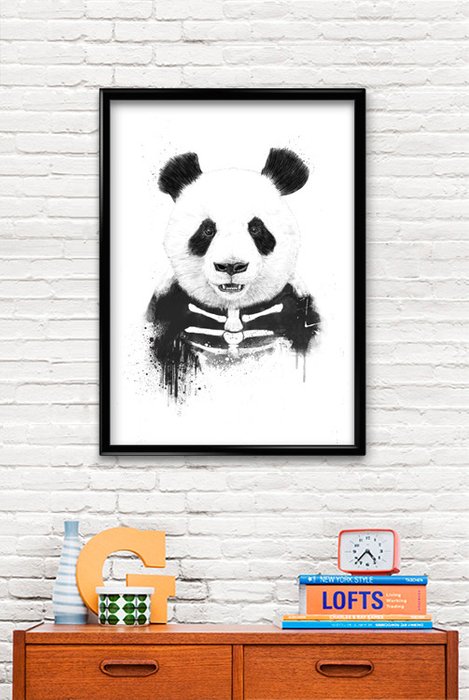 Принт «Zombie Panda» by Balazs Solti - купить Принты по цене 1290