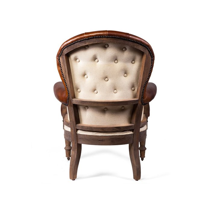 Кресло Cultual коричневого цвета - лучшие Интерьерные кресла в INMYROOM