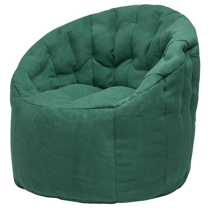 Кресло пенек Австралия сине-зеленого цвета
