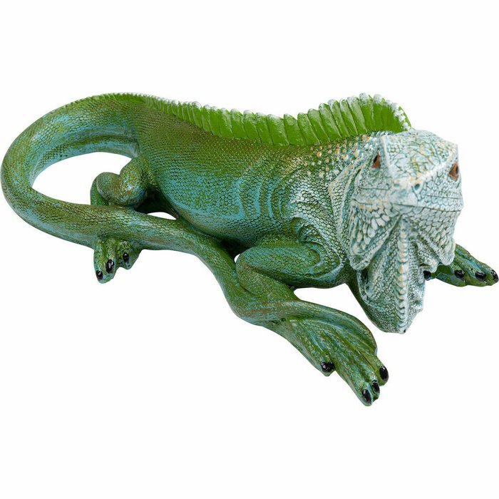 Статуэтка Lizard М зеленого цвета - купить Фигуры и статуэтки по цене 3460.0