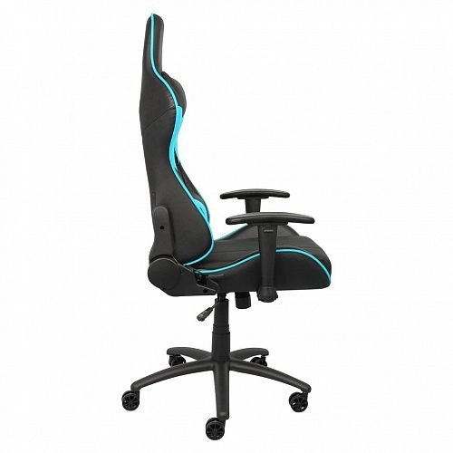 Кресло поворотное Iron черно-бирюзового цвета - лучшие Офисные кресла в INMYROOM