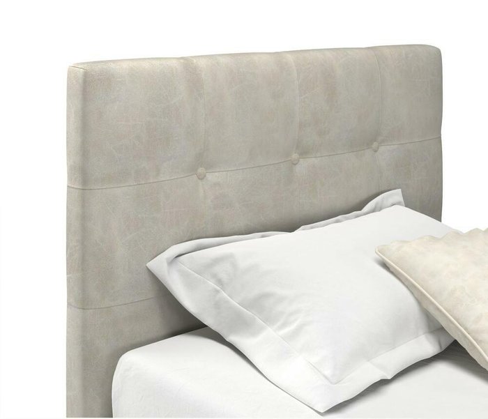 Кровать Selesta 90х200 кремового цвета с ортопедическим основанием и матрасом  - купить Кровати для спальни по цене 28600.0